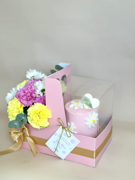 Baby Cake Personalizada+Flores
