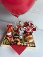 Tray Valentines con flores para ella